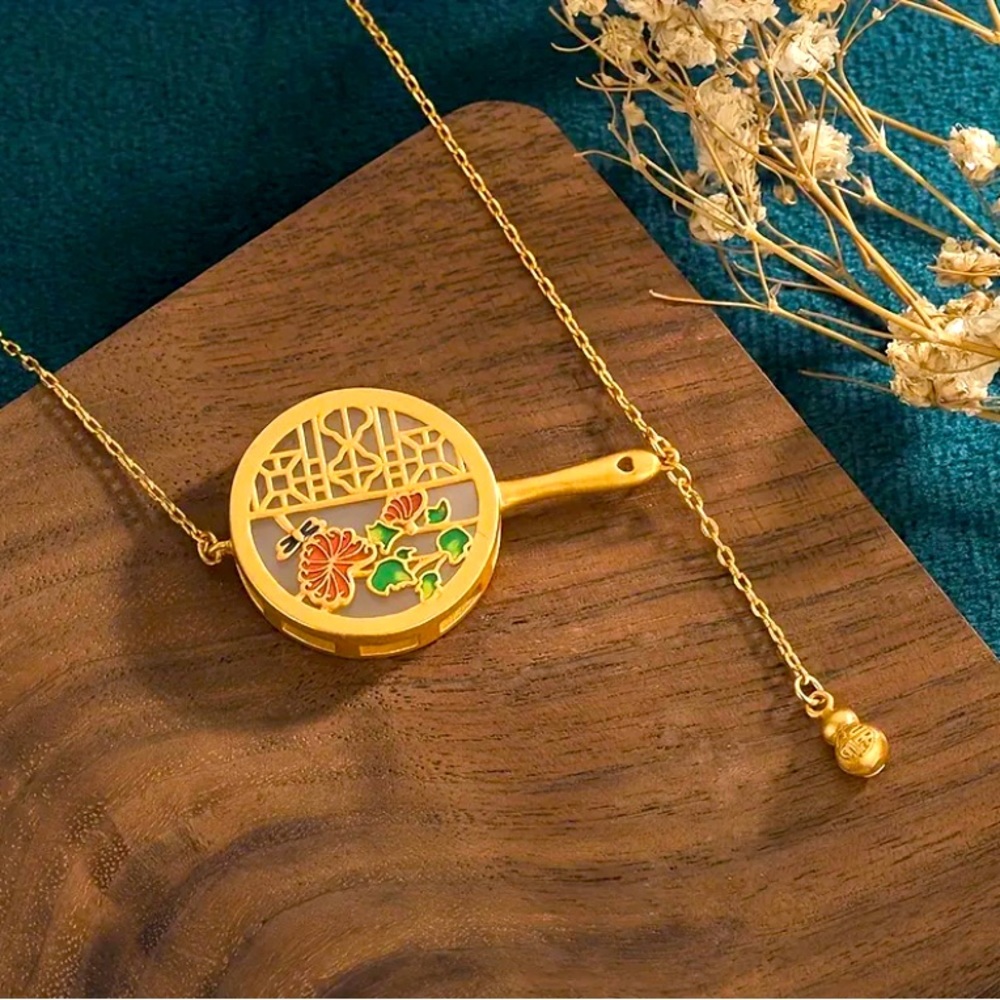 Chinese charm necklace